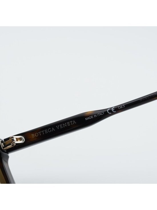 Bottega Veneta BV0167S 003 Sunglasses Havana Shield Frame, Brown Lenses main image 8
